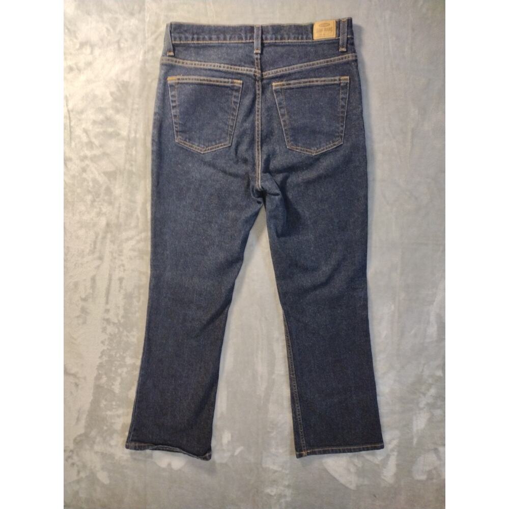 Vtg Old Navy Jeans Womens 8 Ankle Dark Wash High Waist Retro Y2K Casual American - Picture 2 of 12
